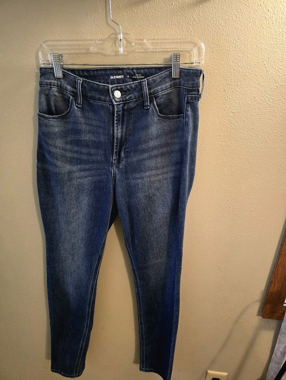 Old Navy High-Rise Wow Straight Jeans Blue Size 6